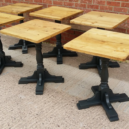 Square cafe table