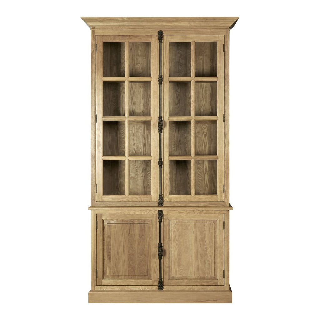 Lyon 4 Door Oak Wood Cabinet