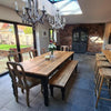 The 'Cedarhurst' Rustic farmhouse dinning table