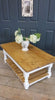 Shabby chic coffee table with magazine rack - Country Life Furniture - Quality Interiors