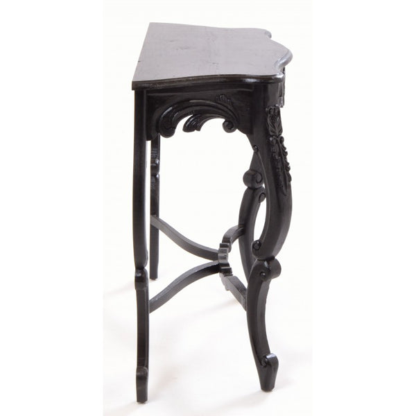 Black Carved Console