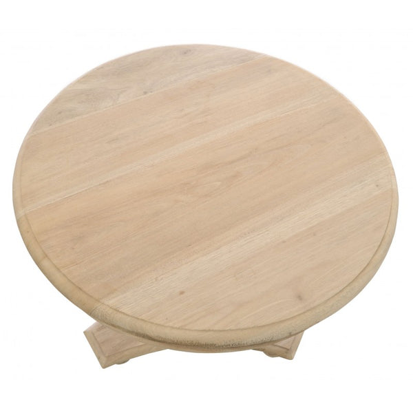60cm Low Round Wine Table with Bun Feet