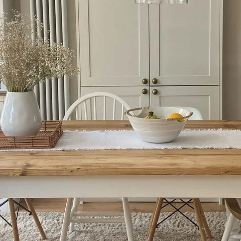 Country style dining tables