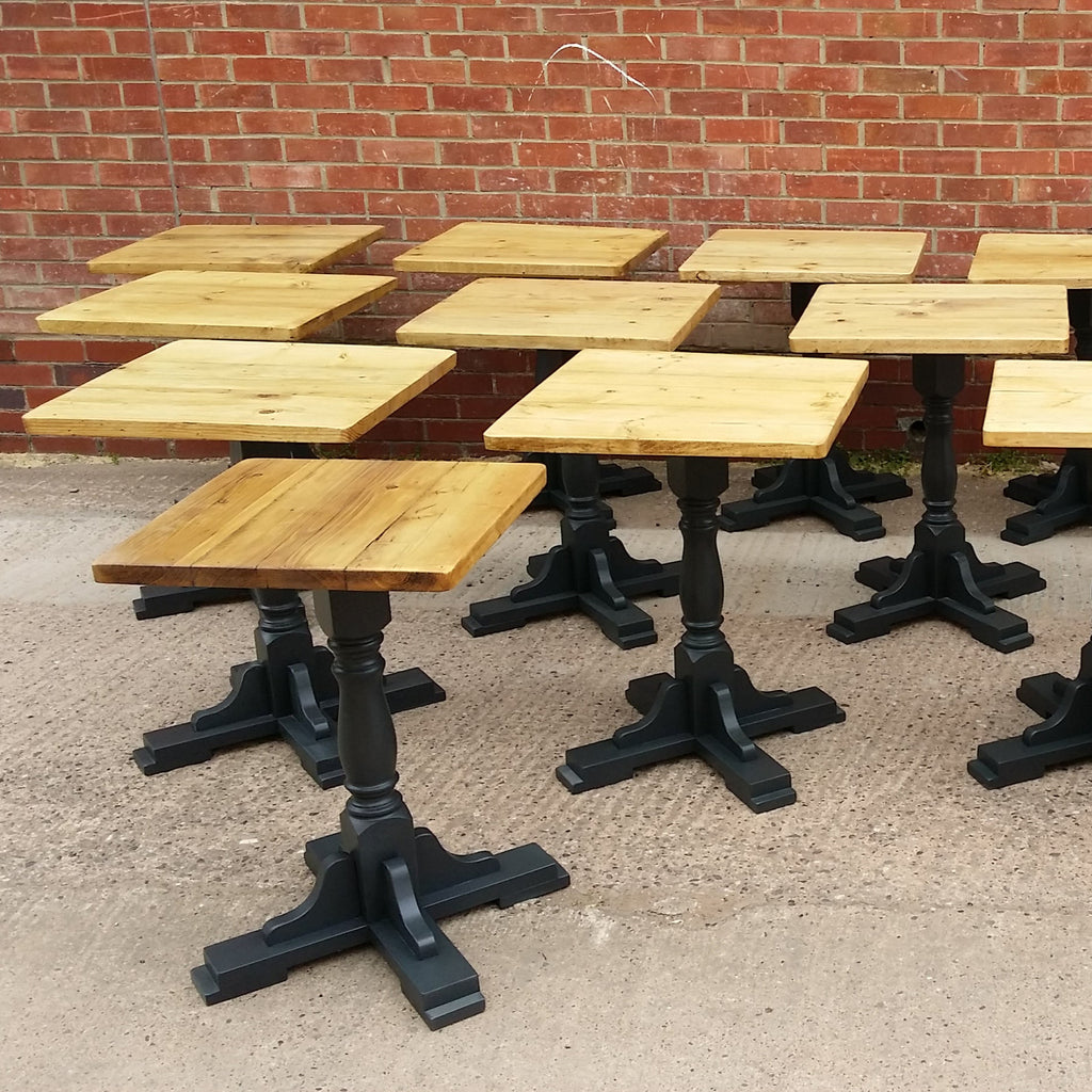 Square cafe table