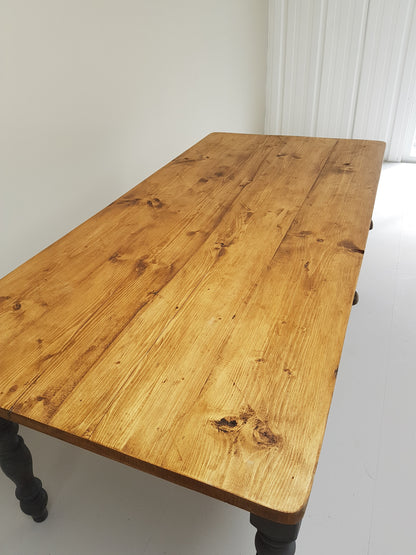 The 'Burford' table (pictured with the dark oak finish)