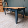 The 'Winchcombe' table is a traditional style rustic farmhouse table