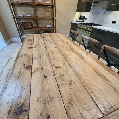 The 'Cedarhurst' (pictured with the rustic pine finish)