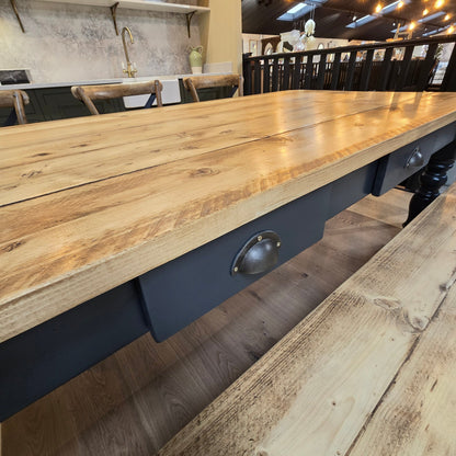 The 'Cedarhurst' (pictured with the rustic pine finish)