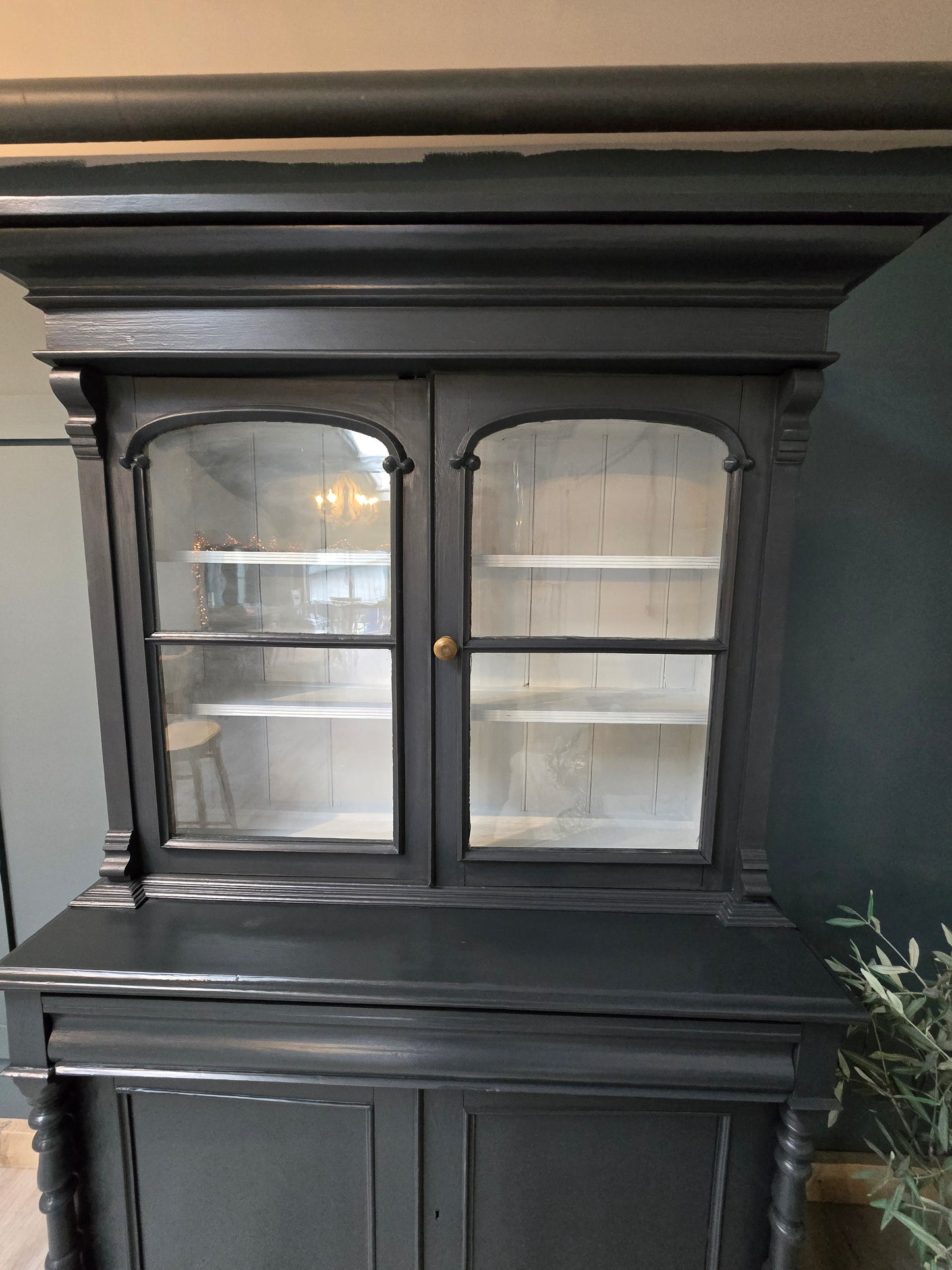 Beautiful tall antique French cupboard