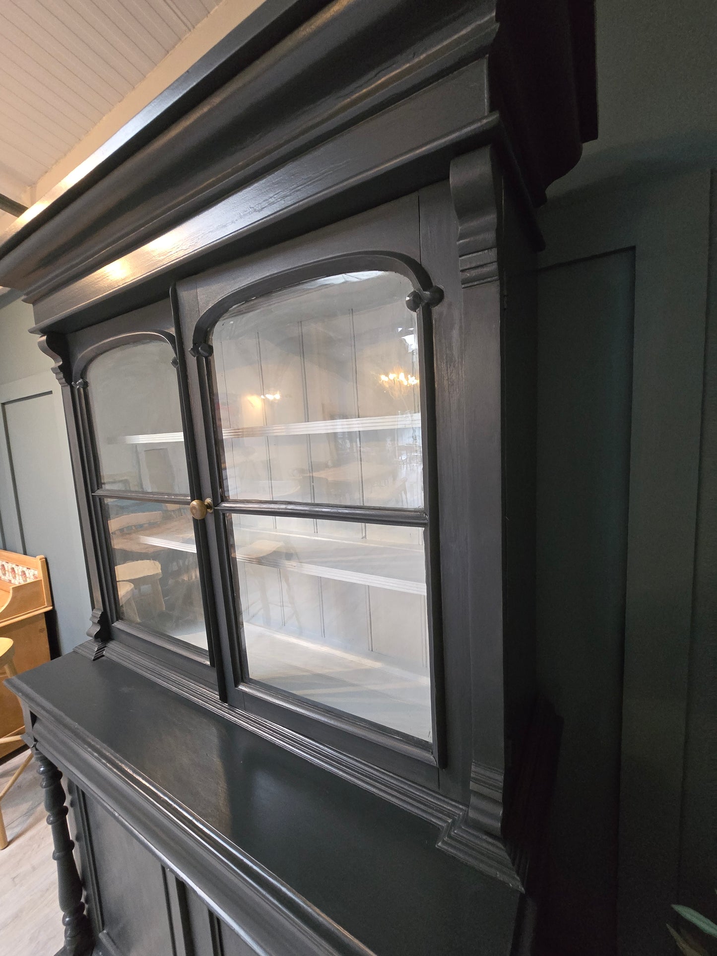 Beautiful tall antique French cupboard