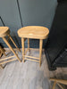 Solid oak stools
