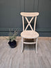Farmhouse Limewash Crossback Chair