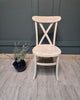 Farmhouse Limewash Crossback Chair
