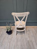 Farmhouse Limewash Crossback Chair