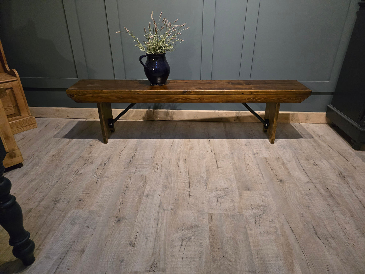 Rustic Wooden Bench