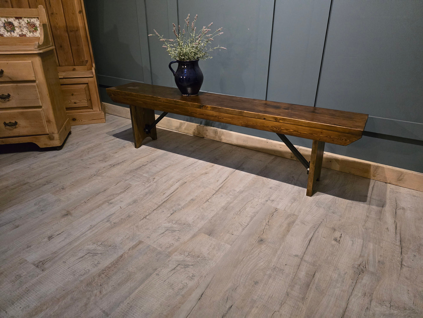 Rustic Wooden Bench