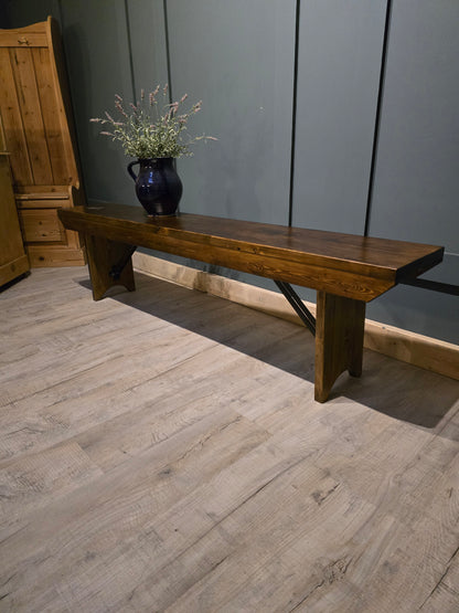 Rustic Wooden Bench