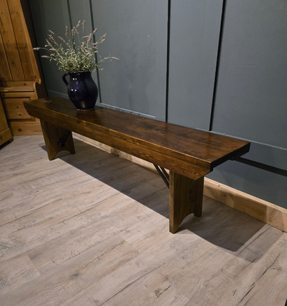 Rustic Wooden Bench