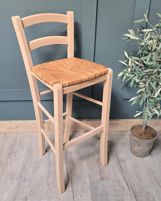 Liege Stools with rush seat