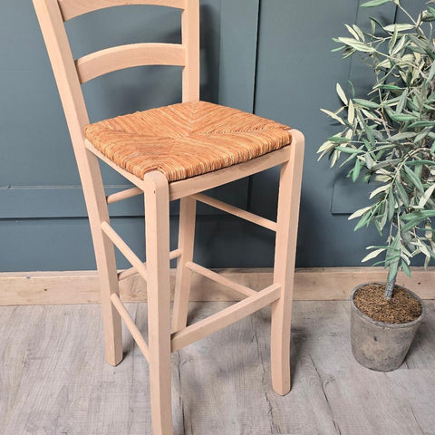 Liege Stools with rush seat