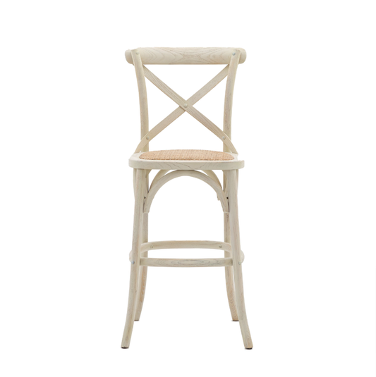 Cafe Stool Whitewashed