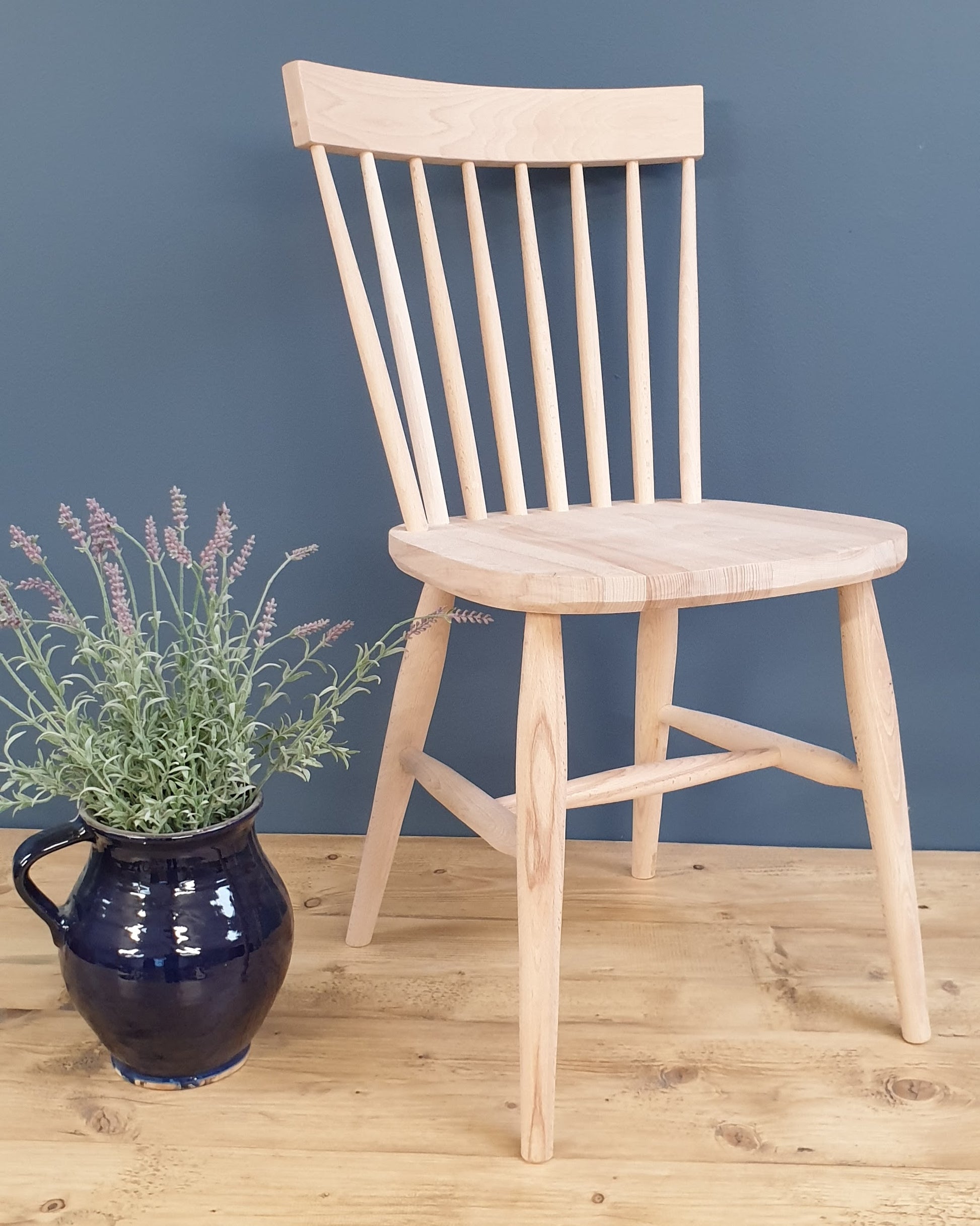 farmhouse nordic spindle chair