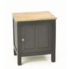 Natural and Black One Door Side Table Product Number: ST01
