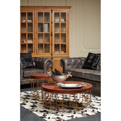 Lyon Cabinet With 6 Upper Shelves