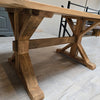 Ex display farmhouse trestle table