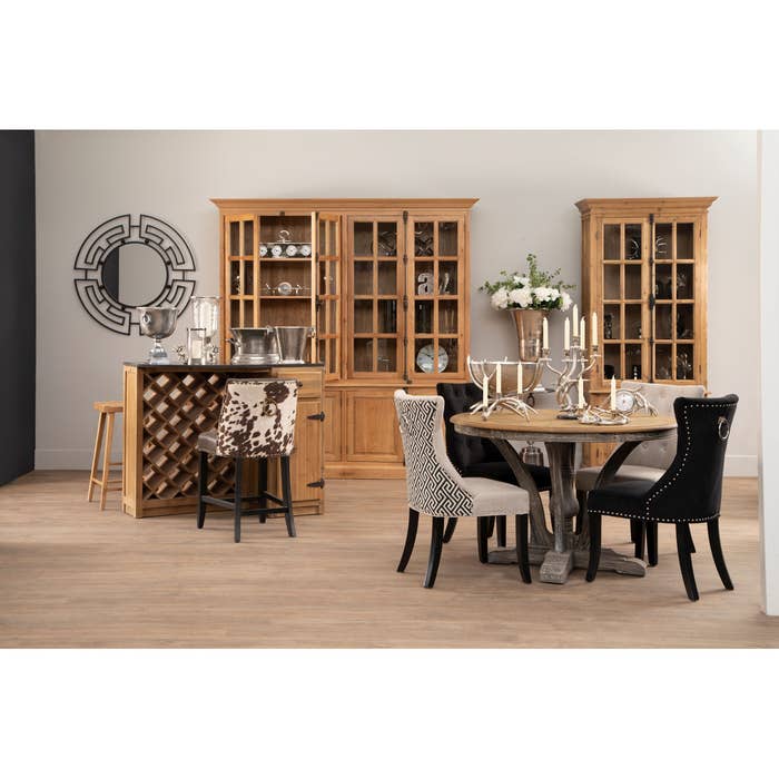 Lyon Cabinet With 6 Upper Shelves