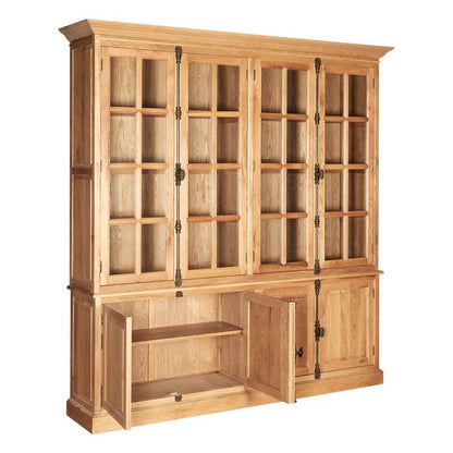 Lyon Cabinet With 6 Upper Shelves