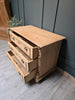 Antique French pine chest of drawers