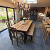 The 'Cedarhurst' Rustic farmhouse dinning table