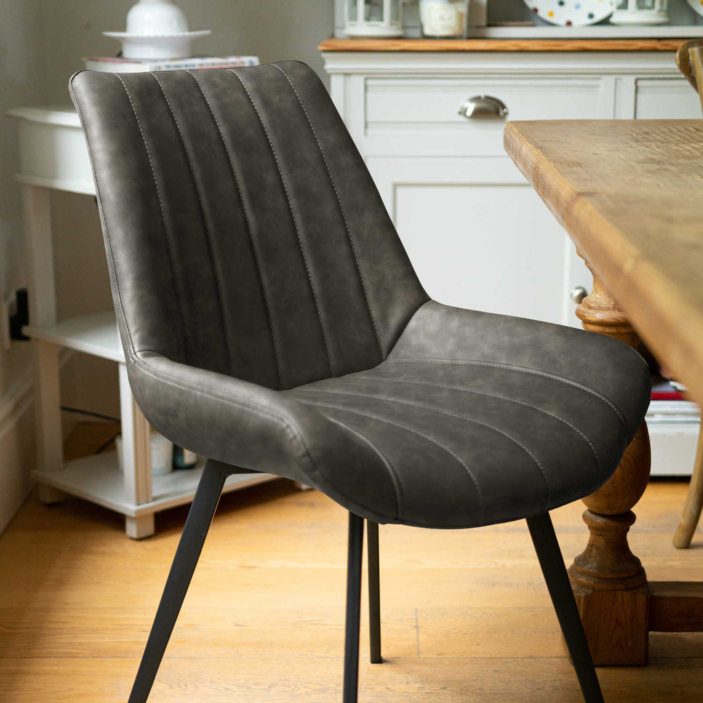 Grey Malmo dining chair