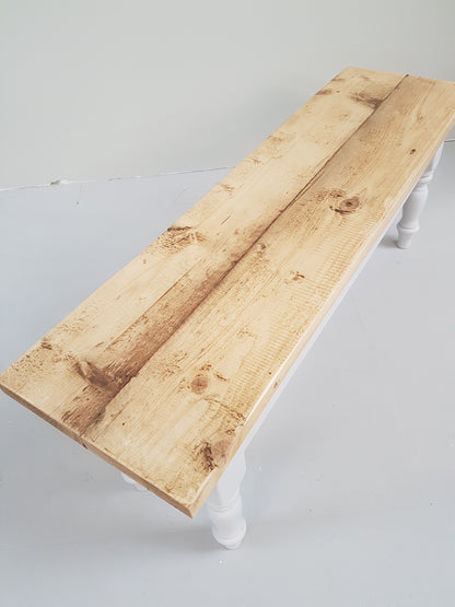 Shabby chic and reclaimed rustic Benches - Country Life Furniture - Quality Interiors