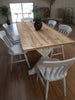 Distressed Trestle Table - Made from reclaimed wood - Any colour or size - Country Life Furniture - Quality Interiors