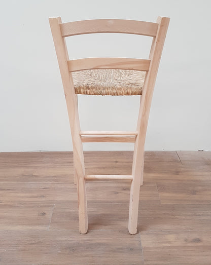 High Back Stools with rush seat - Country Life Furniture - Quality Interiors