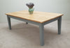 The 'Manor House' Table with tapered legs - Made From Reclaimed Wood (Distressed Wooden Top)