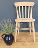 Slat back farmhouse chair