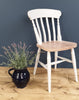 Slat back farmhouse chair