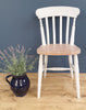 Slat back farmhouse chair