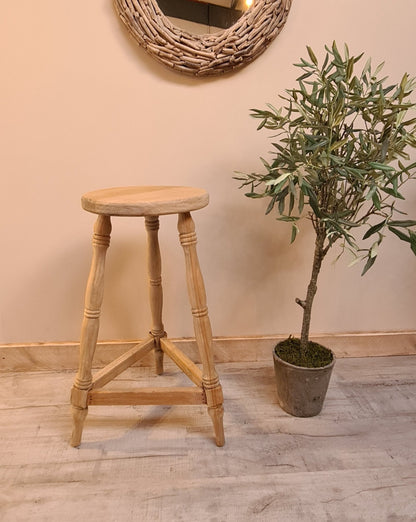 Vintage Tall Milking Stool