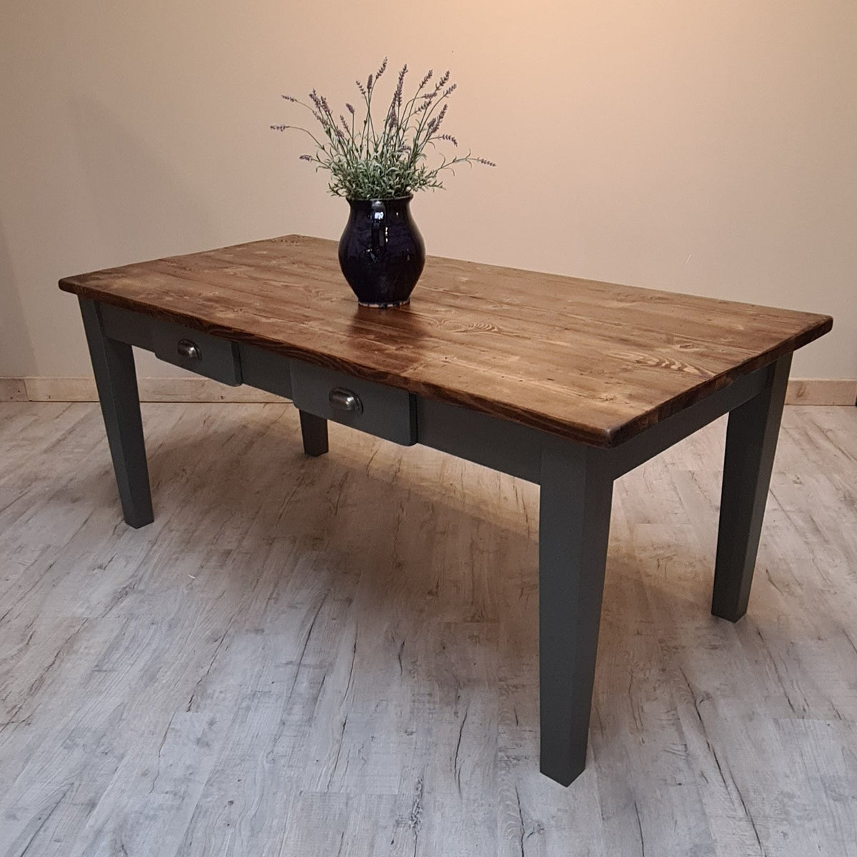 Farmhouse Table and Chairs - Any Size or Colour handmade in the UK ...