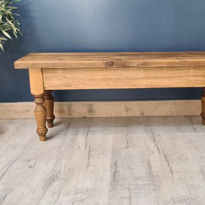 Dark Oak Rustic Bench