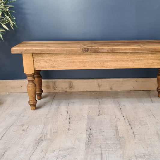 Dark Oak Rustic Bench