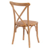 Light Oak Cross Back Dining Chair