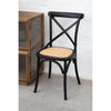 LYON BLACK OAK WOOD CHAIR WEAVE SEAT