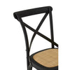 LYON BLACK OAK WOOD CHAIR WEAVE SEAT