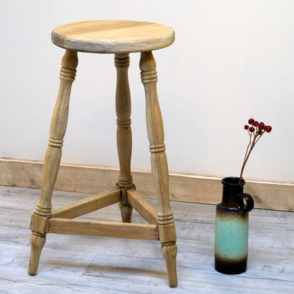 Vintage Tall Milking Stool
