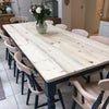 The 'Old Rectory' table - Made From Reclaimed Wood (Distressed Wooden Top)